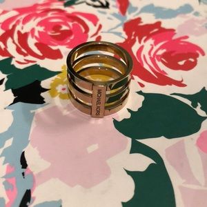 Michale Kors Gold 3 level ring! Size 7!